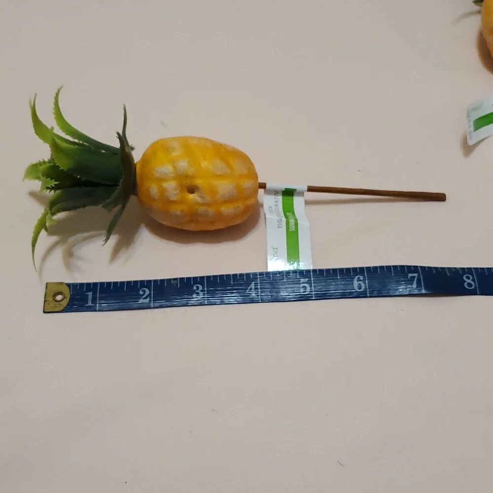 3 Faux Pineapple Picks